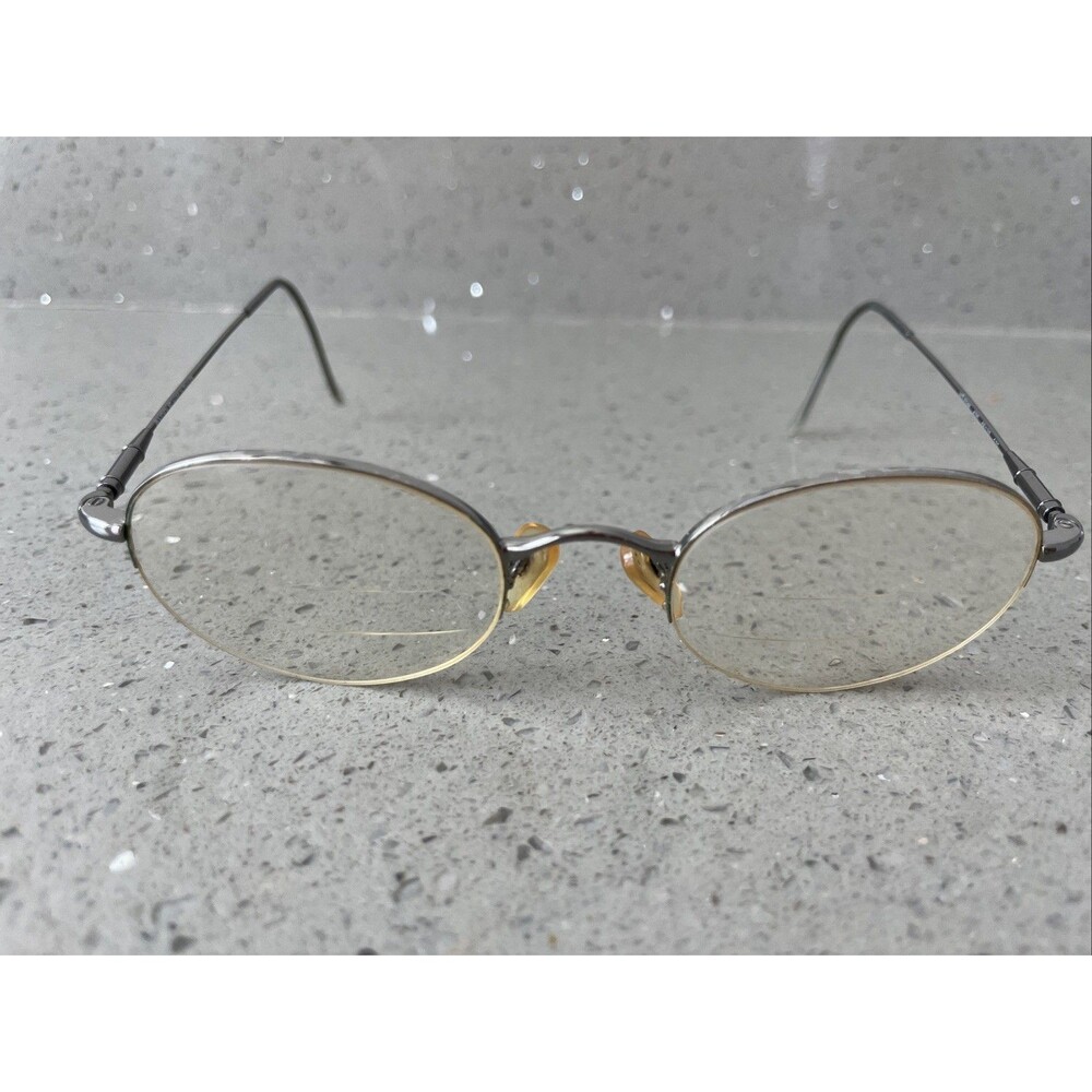 Vogue VO 3246 420 Italy 46-20-135 Oval half Rim Eyeglasses Frames ONLY gunmetal